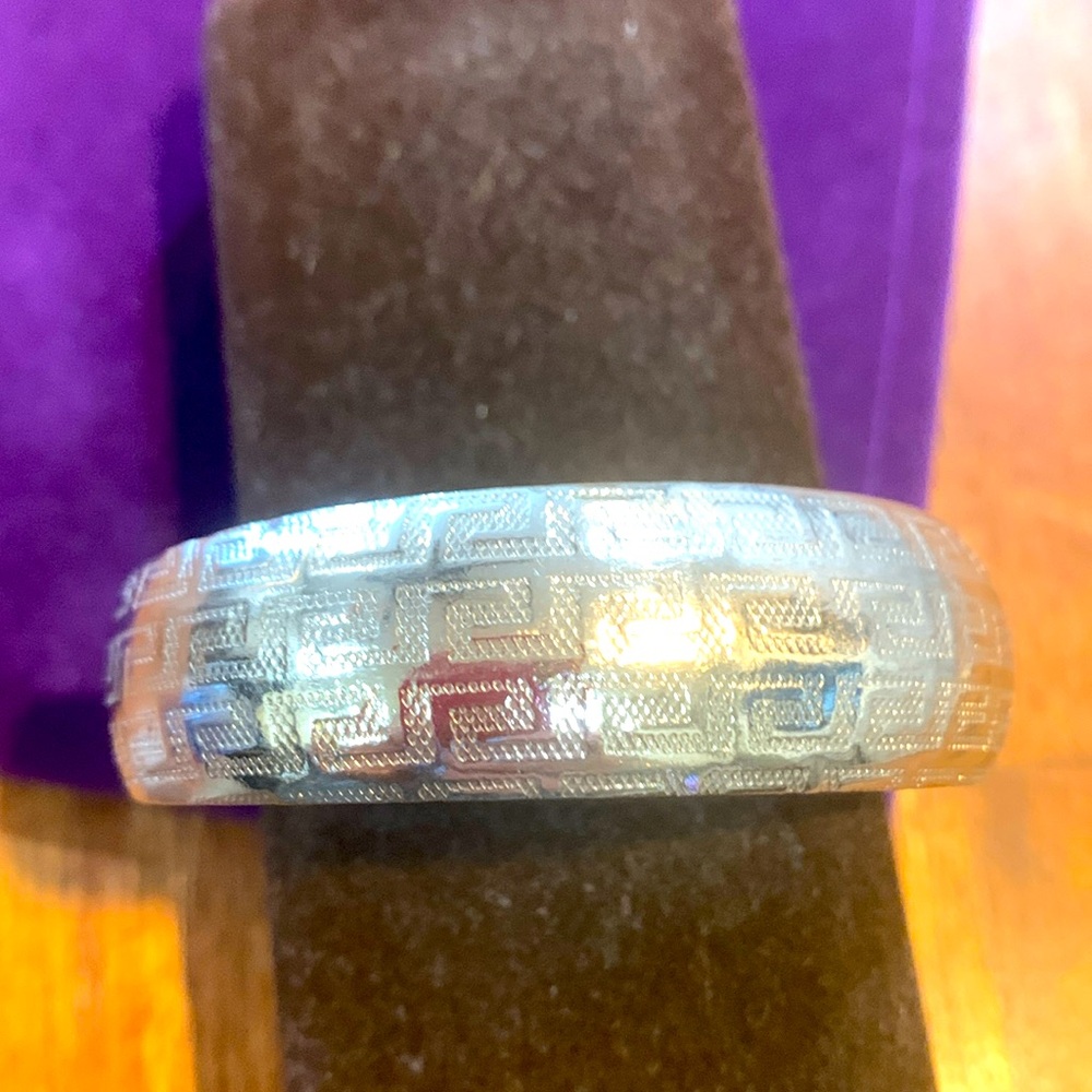 Sterling silver cuff bracelet